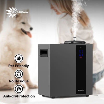 Akıllı Bluetooth HVAC Kokusu Diffuser, Ev, Ofis, Büyük Oda için Aromaterapi Nebulize Susuz Diffuser, Büyük 800ml Yağ Şişesiyle 16.000 SQSF'ye Kadar Mükemmel Aroma Diffuser - Siyah